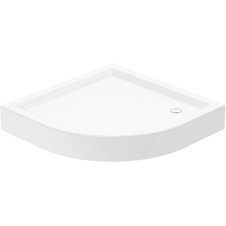 NEW TRENDY Kabina FERIA z brodzikiem półokrągła R55 90x90x201 szkło czyste 5mm z powłoką ZF-0030